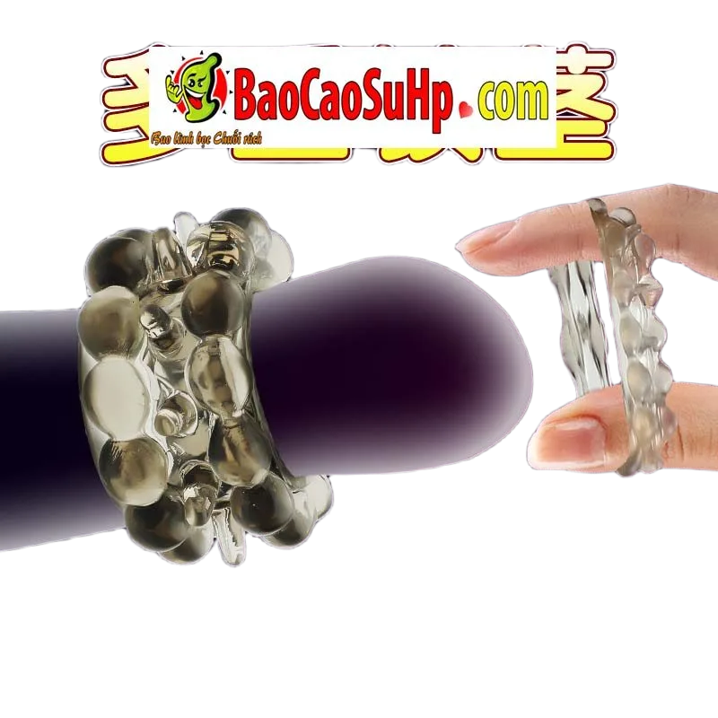 Mizzzee Dizzzmen Double Beaded Soft Textured Cock Ring
