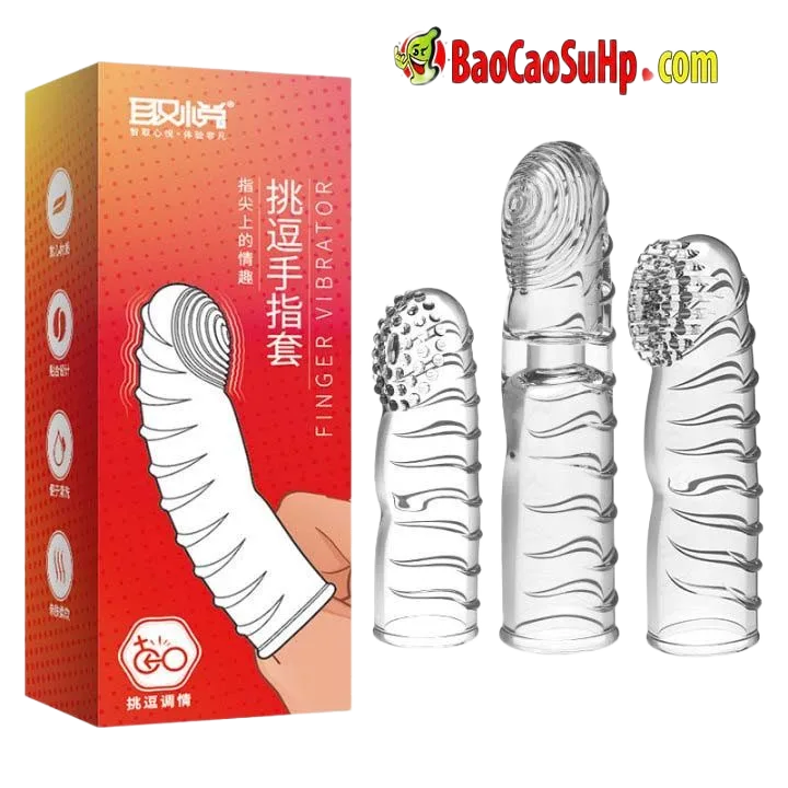 Mizzzee Dot Pull G-Spot Finger Vibrator Soft Silicone