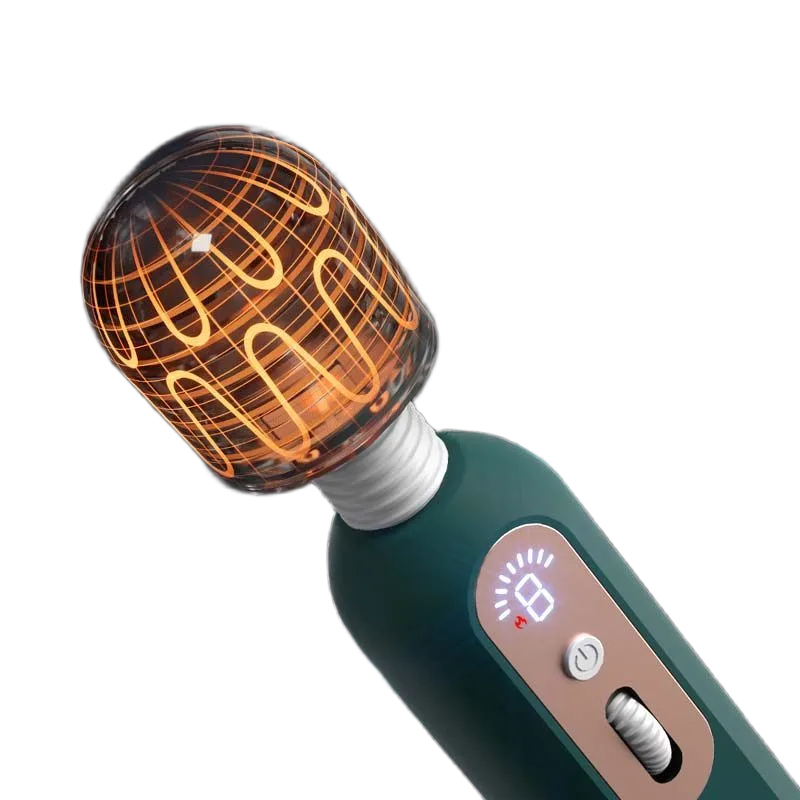 Mizzzee Euro AV Heated LCD Vibrating Massager Multiple Modes