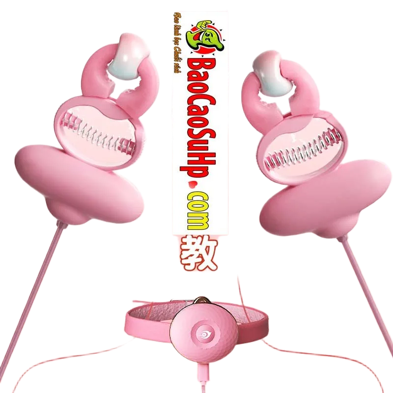 Mizzzee Pink Soft Nipple Clips with Remote Control