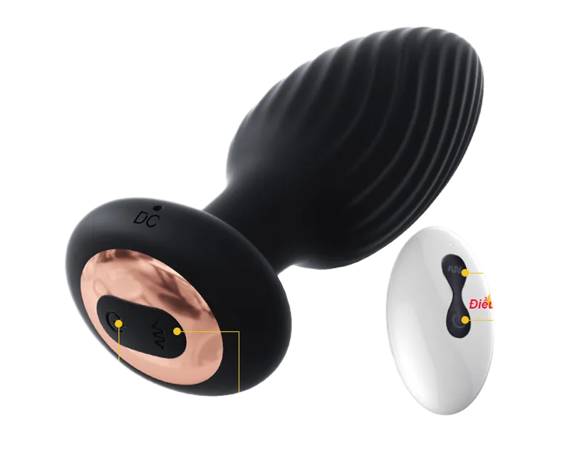 MizzZee Premium Anal Massager Vibrate Shake Safe Silicone