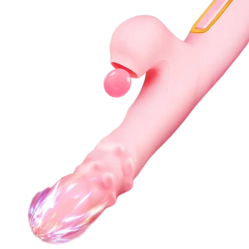 Mizzzee Quer Nazha Rotating Bead Dildo 42°C Warming Clitoral Stim