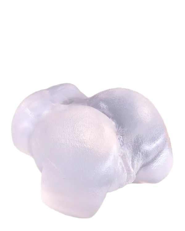 Mizzzee Transparent Silicone Curvy Buttocks Erotic Toy