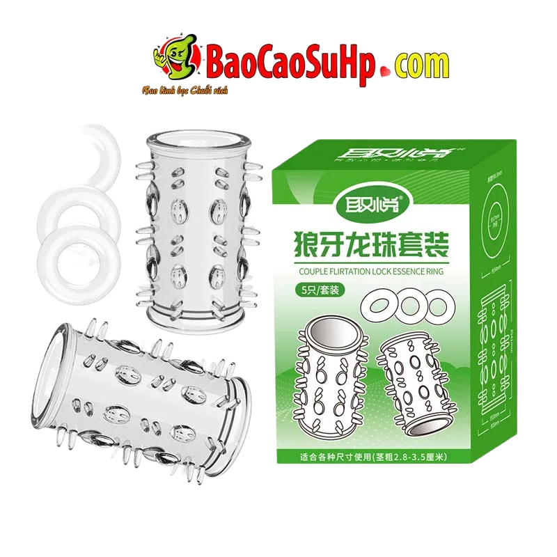 Mizzzee Transparent Soft Comfort Male Delay Ring Set