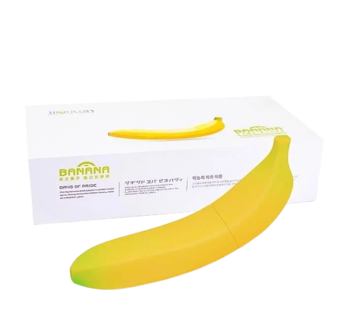 Moylan Banana-Shaped Discreet Vibrating Realistic Dildo