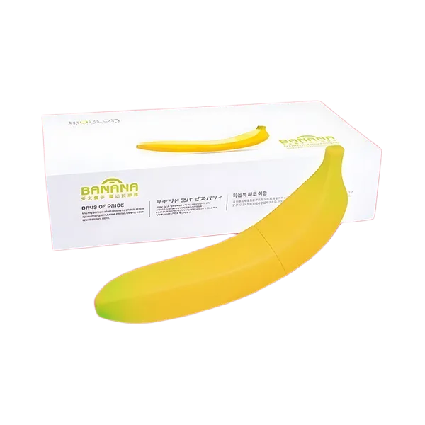 Moylan Banana Vibrating Dildo Soft Realistic Couple Toy