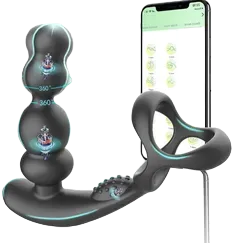 Mr Play Super Power 10 Mode Anal Massager App Control Safety