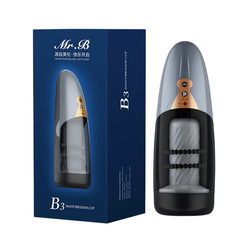 Mr.B B3 Multi-Function Auto Vibrating Male Masturbator