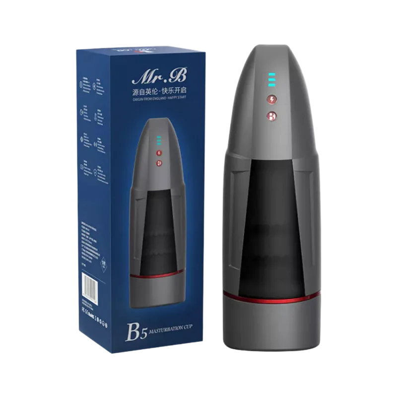 Mr.B B5 Multi-Function Rechargeable Soft Silicone Masturbator