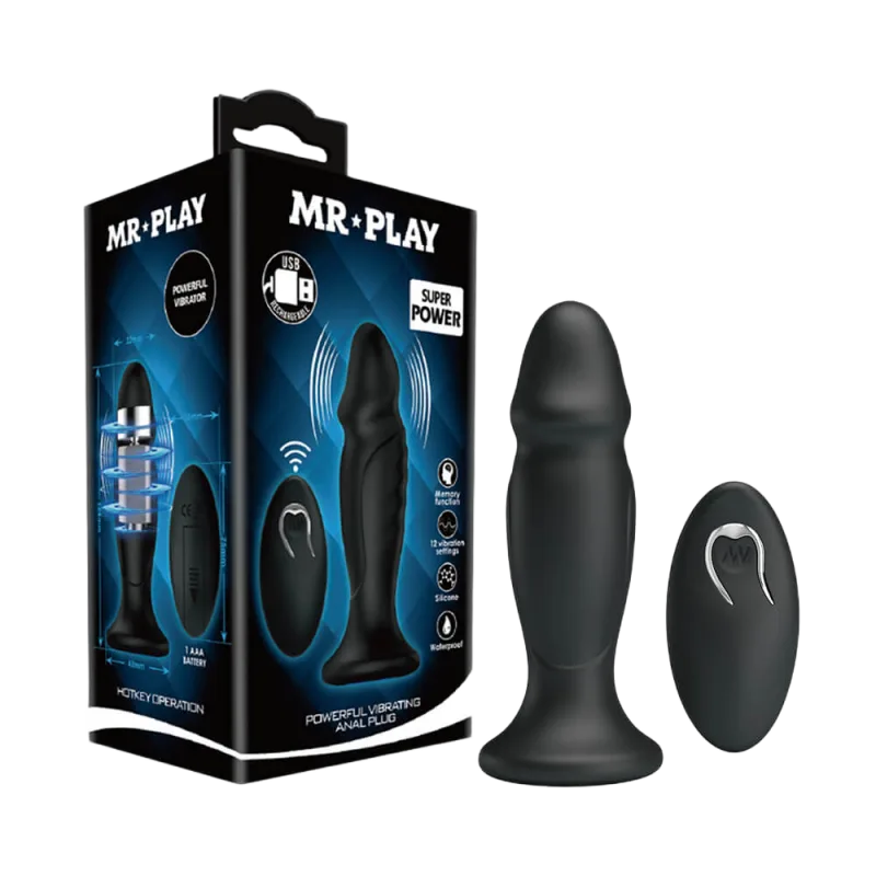 Mr.Play Hotkey Operation 85W Anal Vibrator 12 Modes