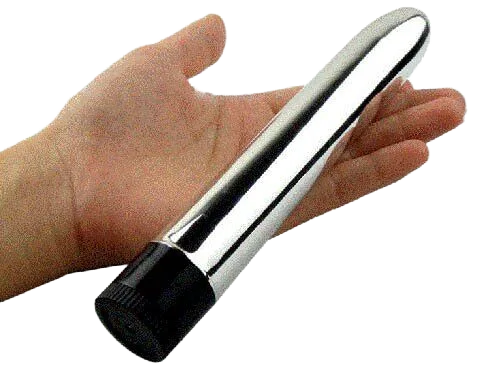MS27B Silver Coated Mini Vaginal Vibrator G Spot Stimulator