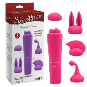 MS29A Clitoral Massage Vibrator 3 Heads Intense Female Stimulator