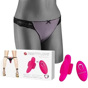 MS32D Vibrating Butterfly Panties Female Pleasure Silicone