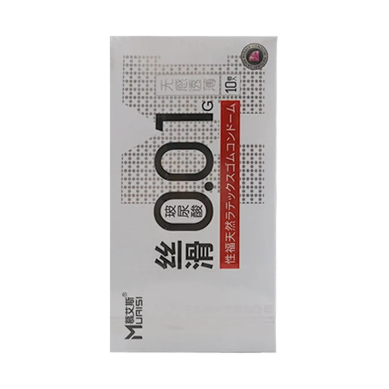 Muaisi 0.01 Ultra-Thin Transparent Condom Pack of 10 Sensation