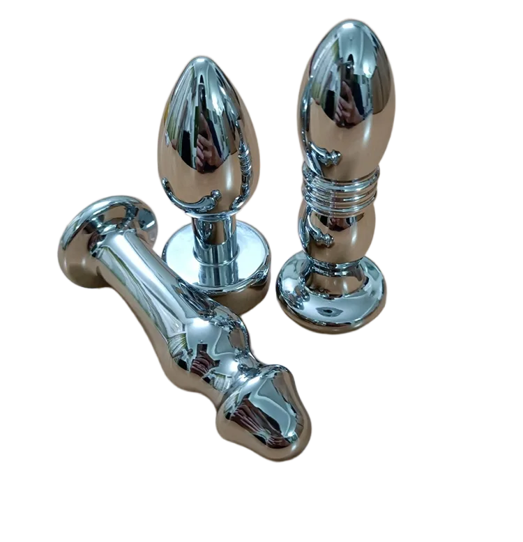Multi-Frequency Vibrating Stainless Steel Anal Plug