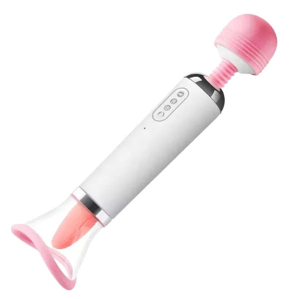 Multi-Function Heated Massage Vibrator Oral Lick