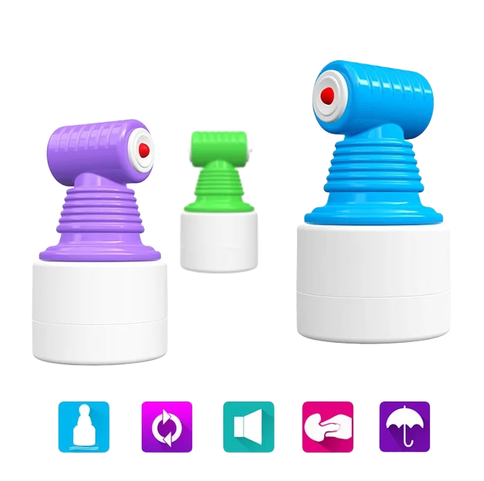 Multi-Function Penis Massager Vibrator ABS TPE Male Masturbator