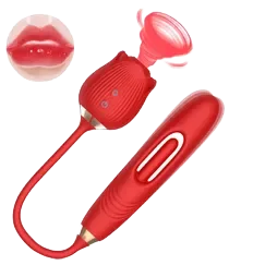 Multi-Function Rose Vibrator & Suction Toy for Ultimate Intimacy