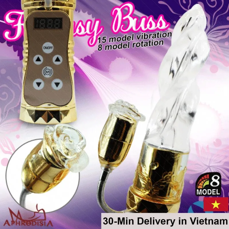 Multi-Function Vibrating Dildo 16 Modes Rotating Spinning