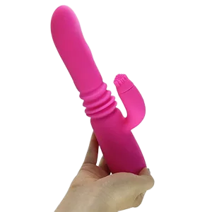 Multifunctional Vibrating Dildo Thrusting Rotating Licking Masturbator