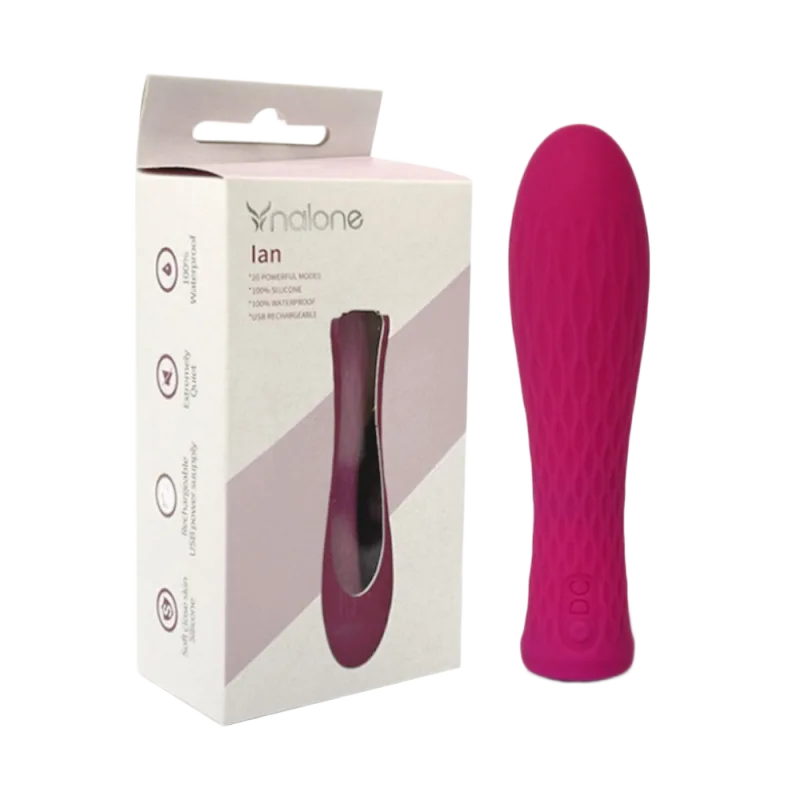 Nalone Ian Vibrating Wand Flexible Silicone Intense Pleasure Toy