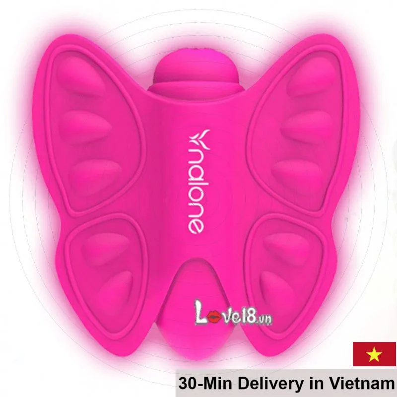 Nalone Madam Butterfly Shape Rechargeable Pink Silicone Vibrator