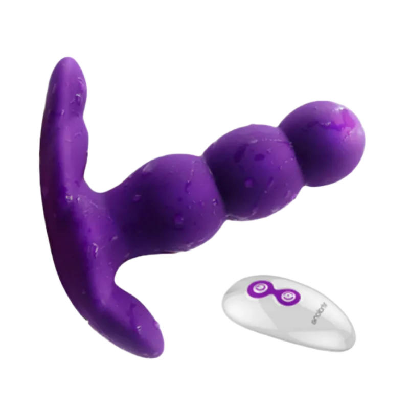 Nalone Pearl Remote Control Silicone Anal Vibrator 7 Modes