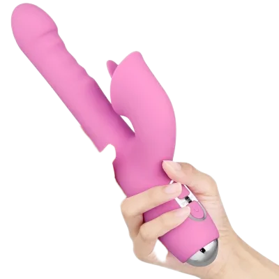 Nalone T-May Japan Multi-Function Tongue Dual Vibrating Dildo Silicone