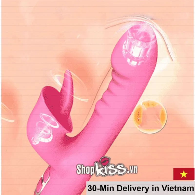 Nalone T-May Multi-Function Warming Licking Thrusting Dildo
