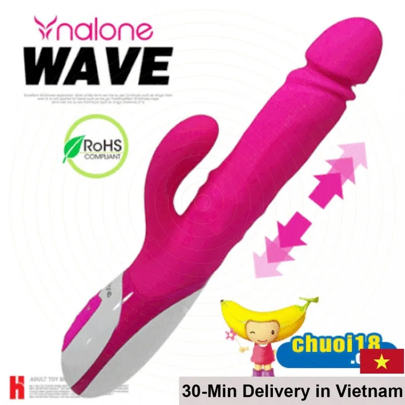Nalone Wawe Japan Heated Rubbing Vibrating Silicone Toy