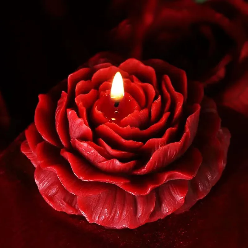 Rose Shaped BDSM Candle Safe Low Heat Arousal Wax — photo 3