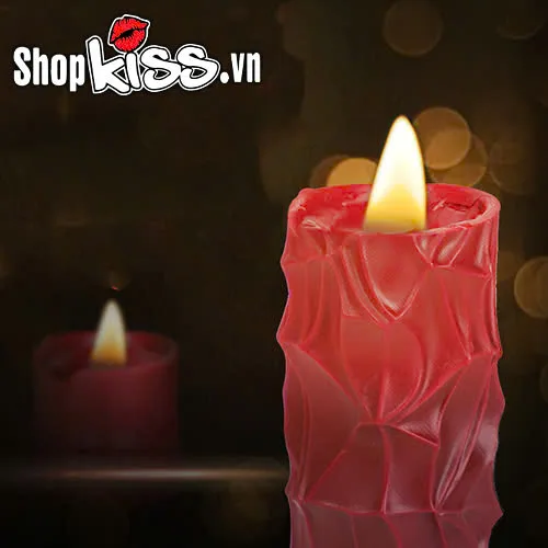 Low Temp BDSM Sensual Candle Soy Wax Red Wine Color — photo 5