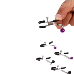 Nershae BDSM Metal Nipple Clamps Intense Erotic Play Accessory