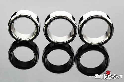 Inox Male Stainless Steel Anti-Ejaculation Ring 3 Sizes — photo 3