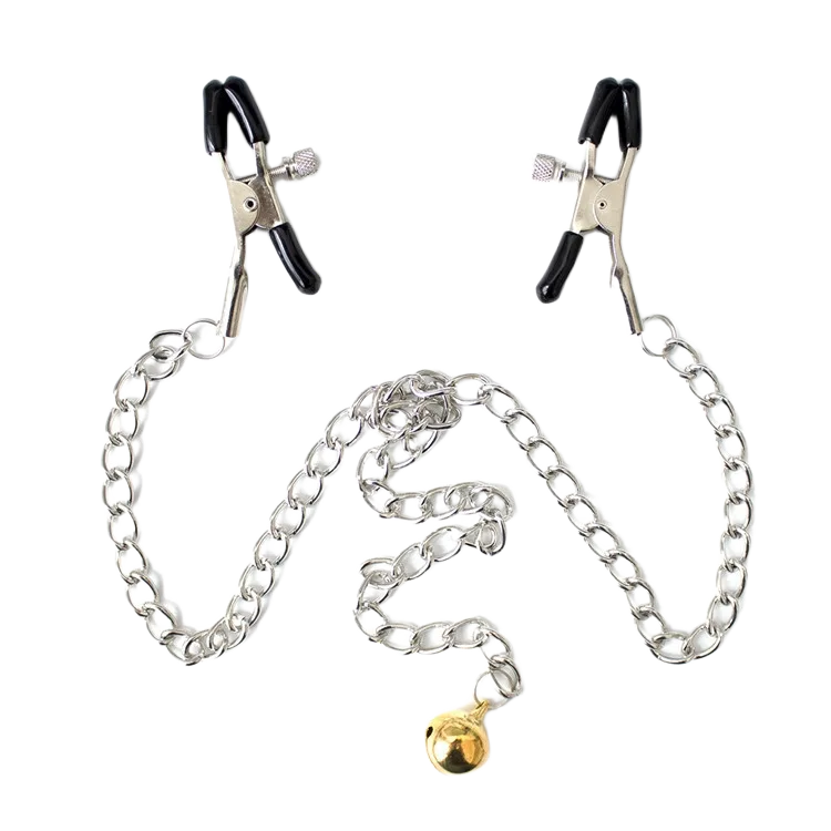 Nipple Clamps & Vaginal Balls Metal Couple BDSM
