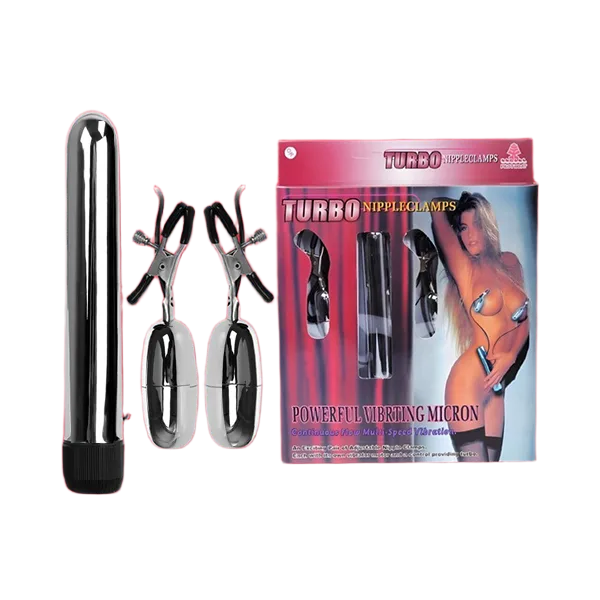 Nippleclamps Vibration Rod with Nipple Egg Stimulation