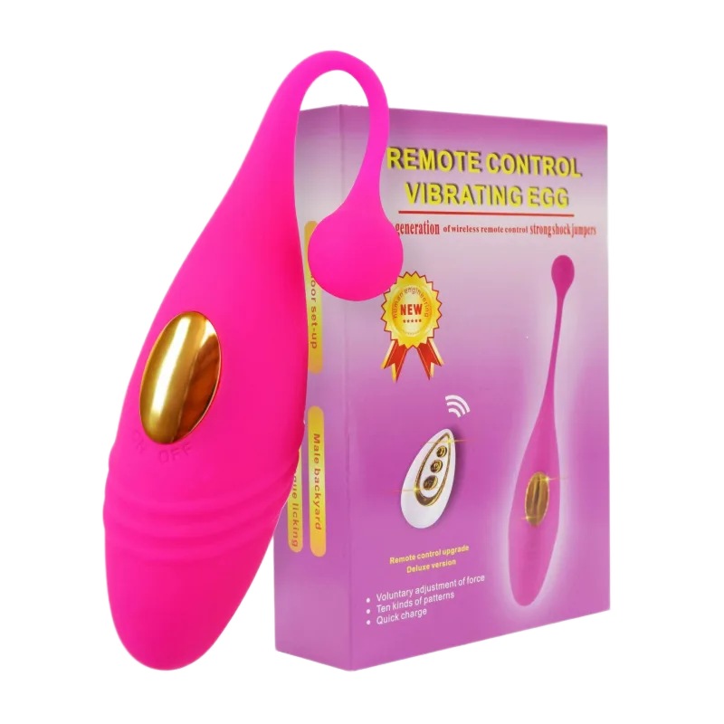 NongNoc Remote Control Egg Vibrator Pink Purple
