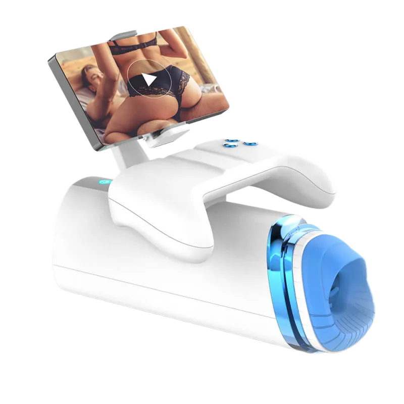 OEM Auto Suck Vibrating Masturbator with Phone Holder