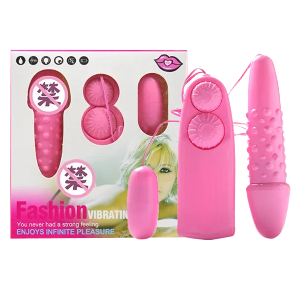 OEM Double-Ended Spiked Love Egg Multi-Frequency Vibrator