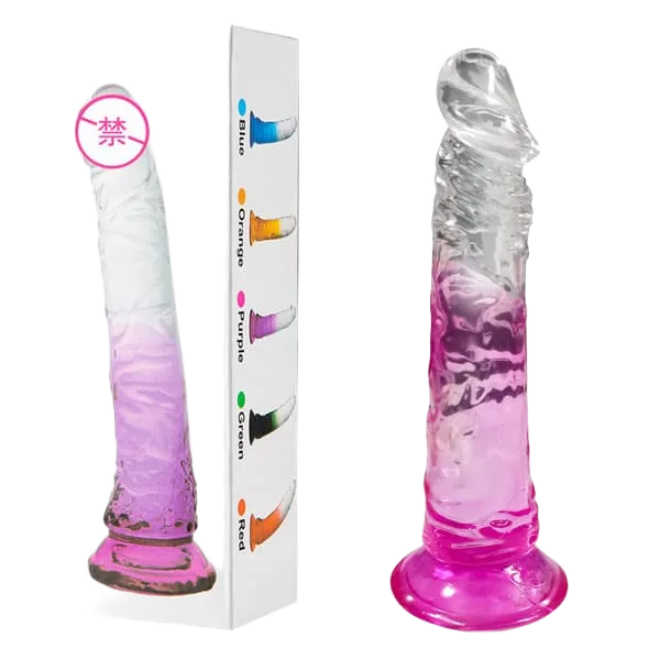 OEM Flexible Wall-Mount Silicone Dildo Multi-Color for Solo & Couples