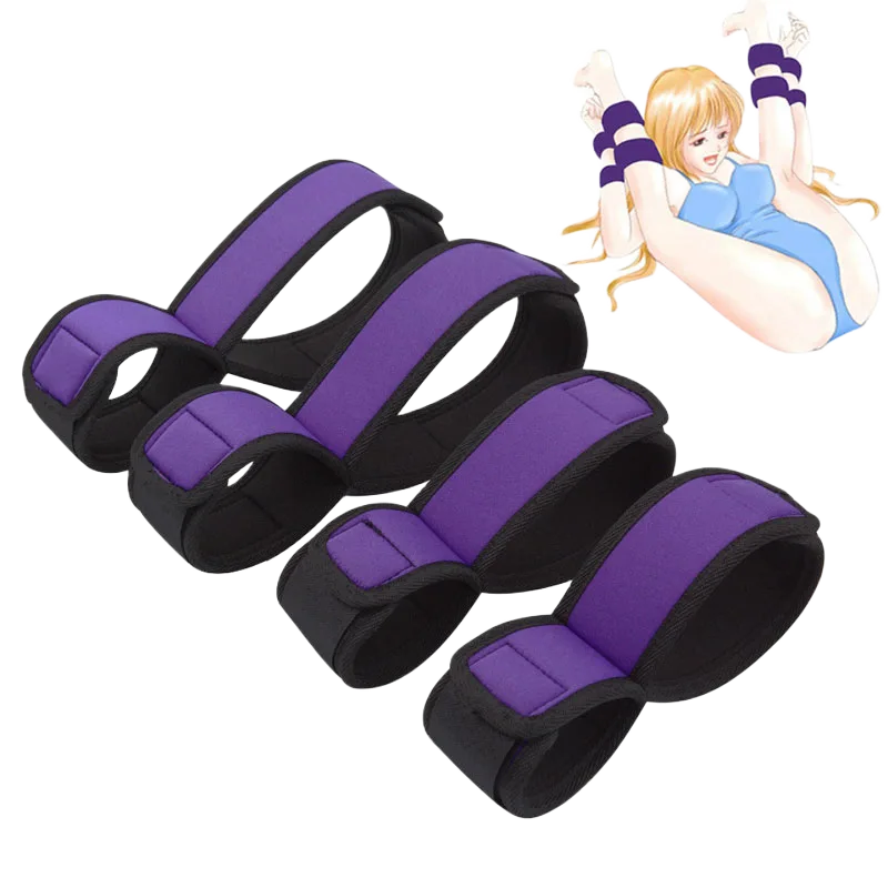OEM SM Bondage Restraint Set Hand Ankle and Eye Mask Kit