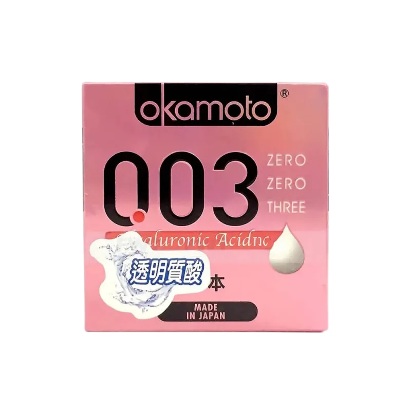 Okamoto 0.03 Hyaluronic Acid Ultra Thin Condom 3pcs