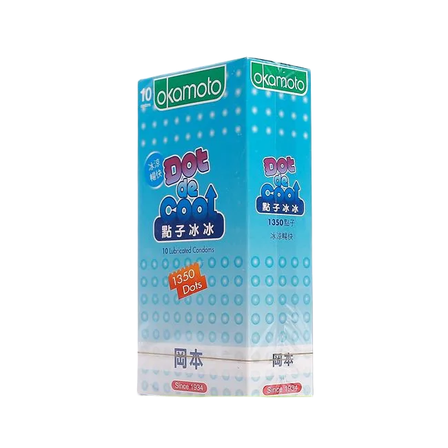 Okamoto Dot De Cool Mint Scented Textured Condom for Extra Thrill