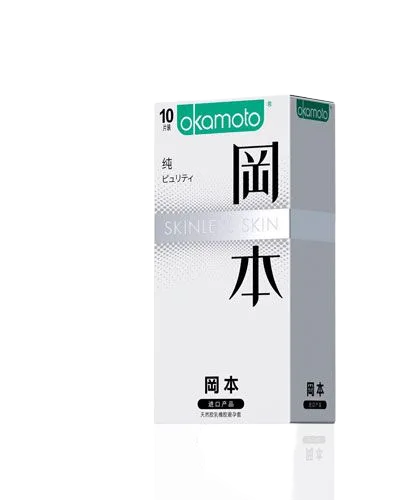 Okamoto Skinless Skin 10 Pack Ultra Thin Japanese Condoms