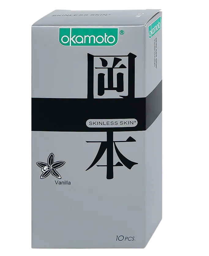 Okamoto Vanilla Scented Natural Feel Condom Pack 10