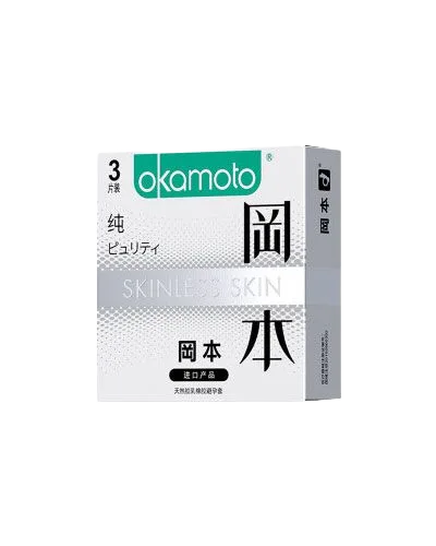 OkamotoSkinlessSkinPuritySlimCondomJapan3pcsComfort