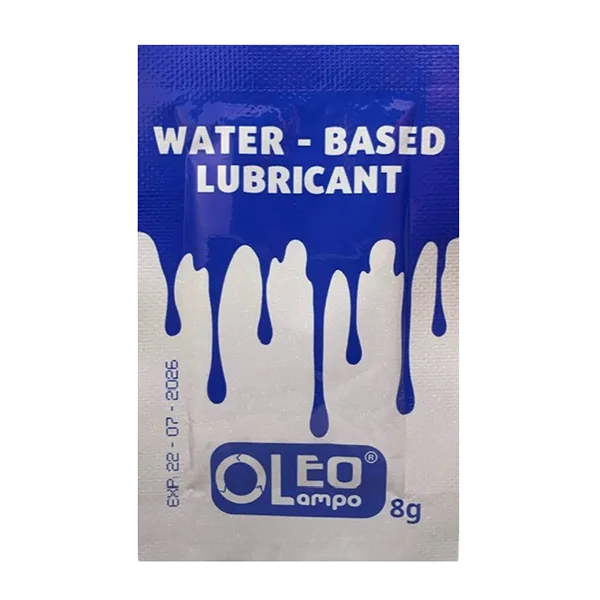 Oleo Lampo 8g Convenient Water-Based Lubricant Sachet, Odorless