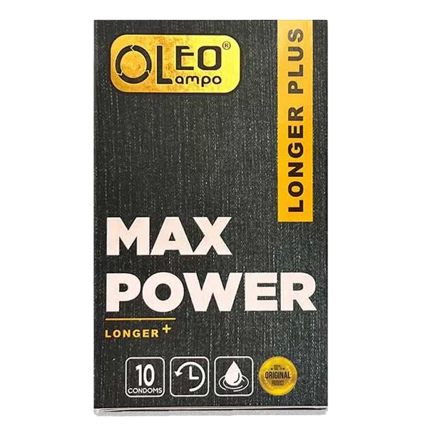 Oleo Lampo Max Power Ribbed Dotted Condom