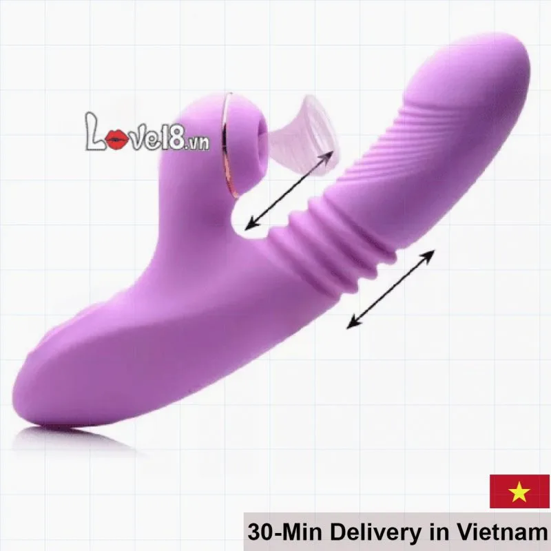 Olivia Multifunctional Vibrating Dildo Female Adult Toy 21cm