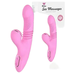 Olivia USB rechargeable vibrating sucking dildo multi-function adult toy